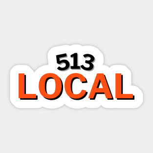 513 Local Cincinnati Bengals Sticker